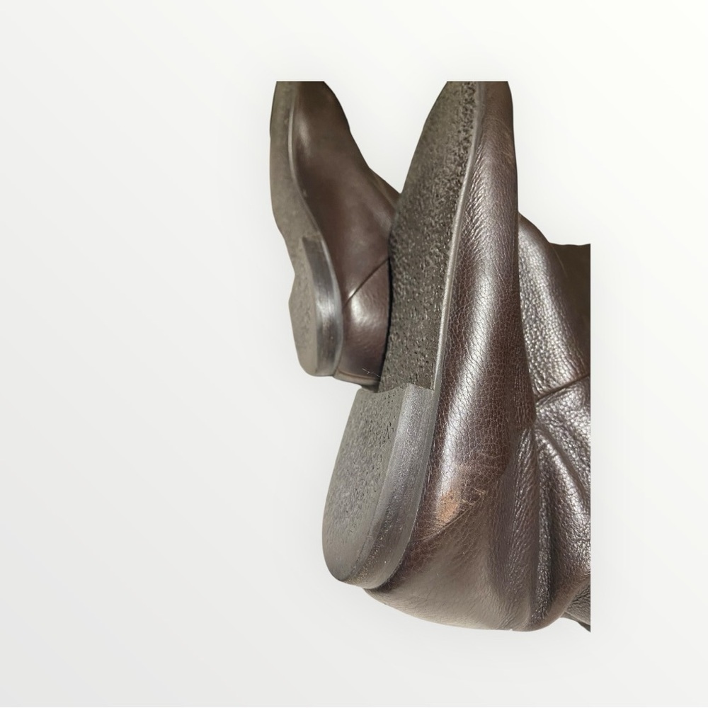 Giuseppe Zanotti Brown Leather Knee-High Boots - Picture 6 of 8